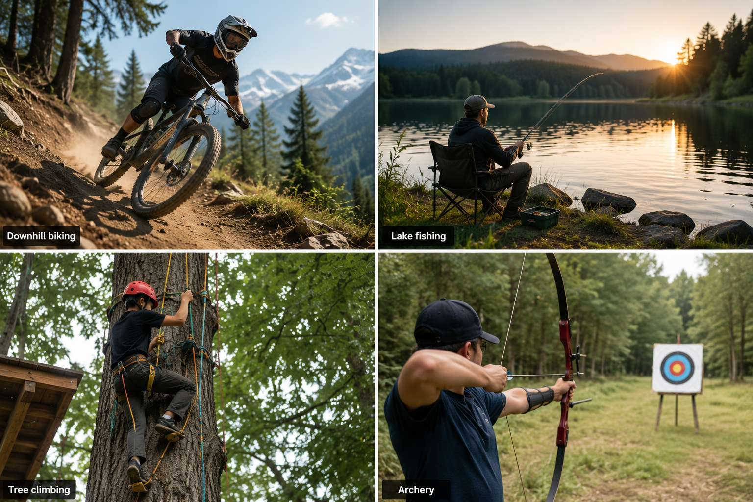 Thrill Circuit (Biking, Fishing, Archery & Zip)